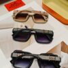 6931aebeccd8ab3d7afa2d16 HERMES Women's Sunglasses, UV-Protective Oversized Round Frames, 2024 New Arrival, Vintage-Inspired Slimming Design, Trendy Glasses for Large Faces
