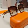 6931aebfccd8ab3d7afa2d1d HERMES Women's Sunglasses, UV-Protective Oversized Round Frame Sunglasses 2024 New Arrival, Vintage-Inspired Slimming Design for Large Faces, Trendy Influencer Eyewear