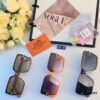 6931aec1ccd8ab3d7afa2d45 Hermes New H-Logo Square Frame Chain Detail Sunglasses for Women, Fashion Trendy Shades, High-End Instagram Influencer Style