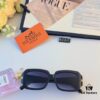 6931aec3ccd8ab3d7afa2d67 Hermes Korean-style Square Frame Minimalist Fashion Sunglasses for Women, Round Face UV Protection Driving Sunglasses