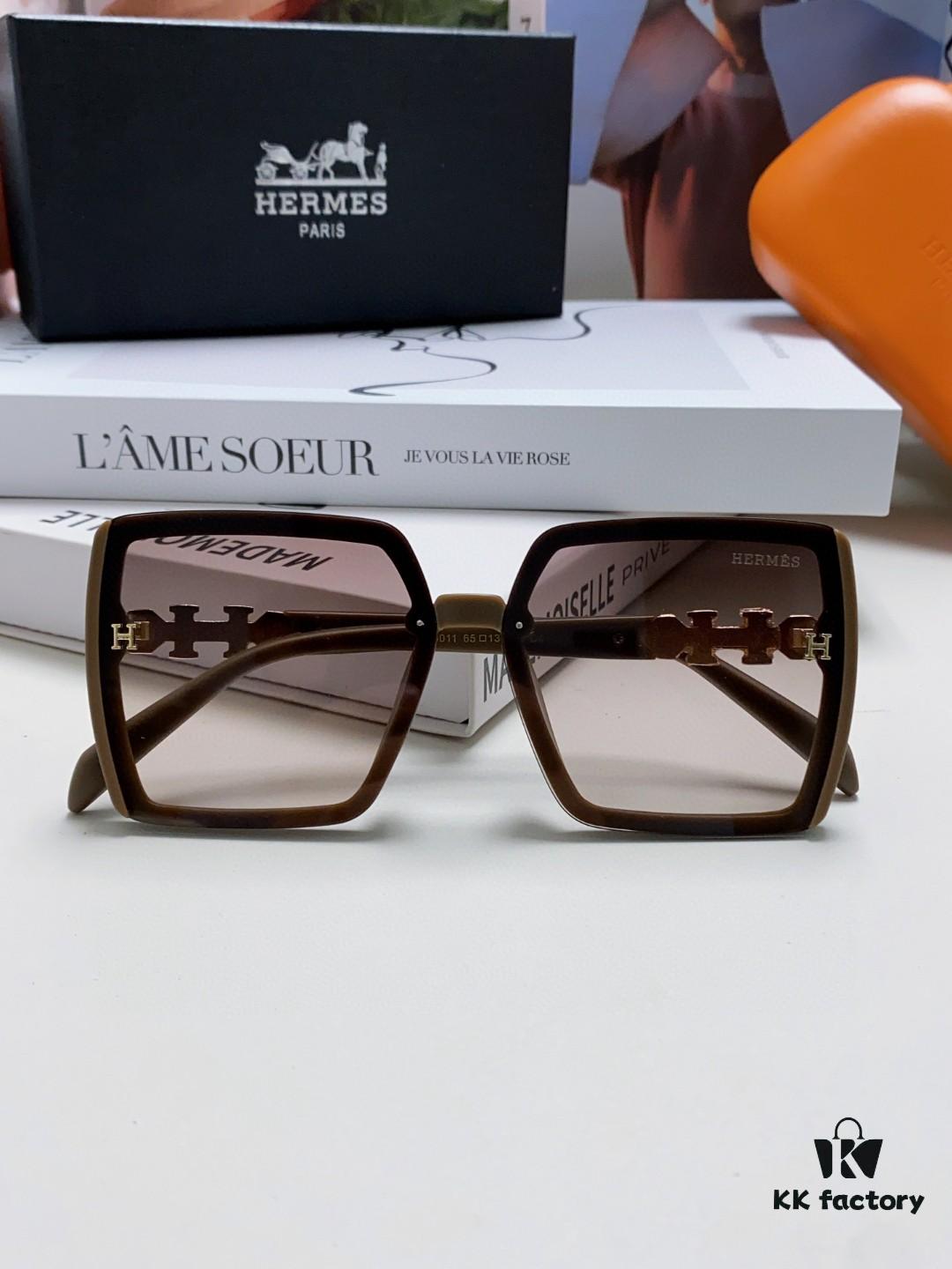 6931aec5ccd8ab3d7afa2d7d Hermes 2024 New Arrival Women's High-Quality HD Sunglasses
