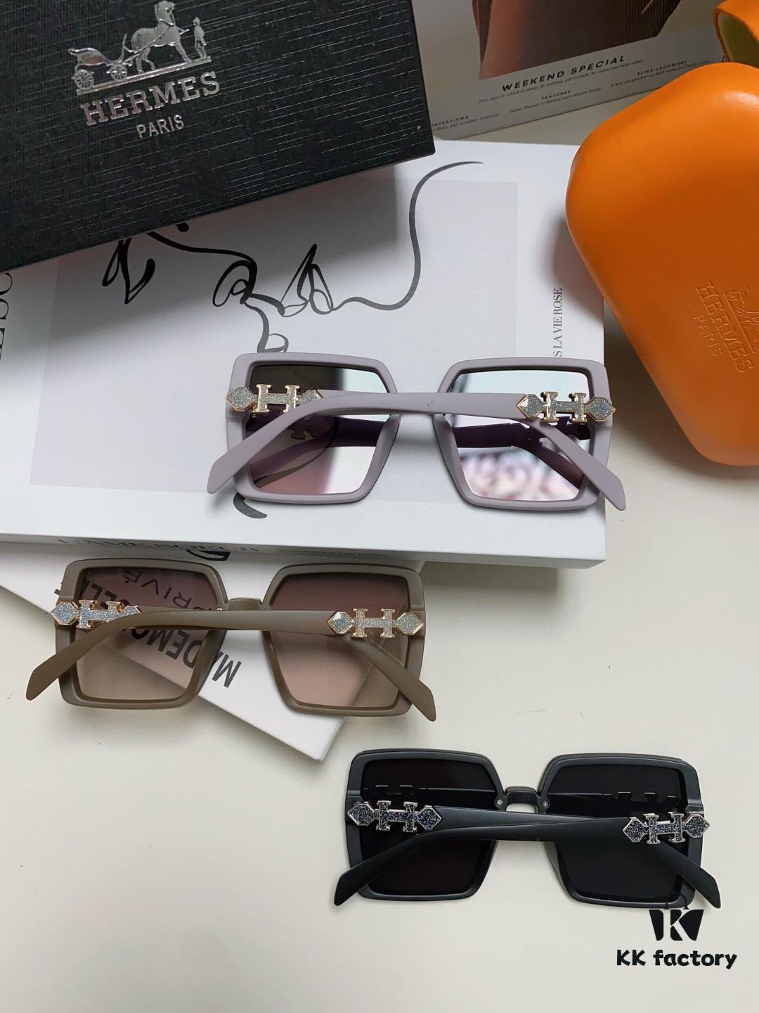 6931aec5ccd8ab3d7afa2d7f Hermes 2024 New Arrival Women's High-Quality HD Sunglasses