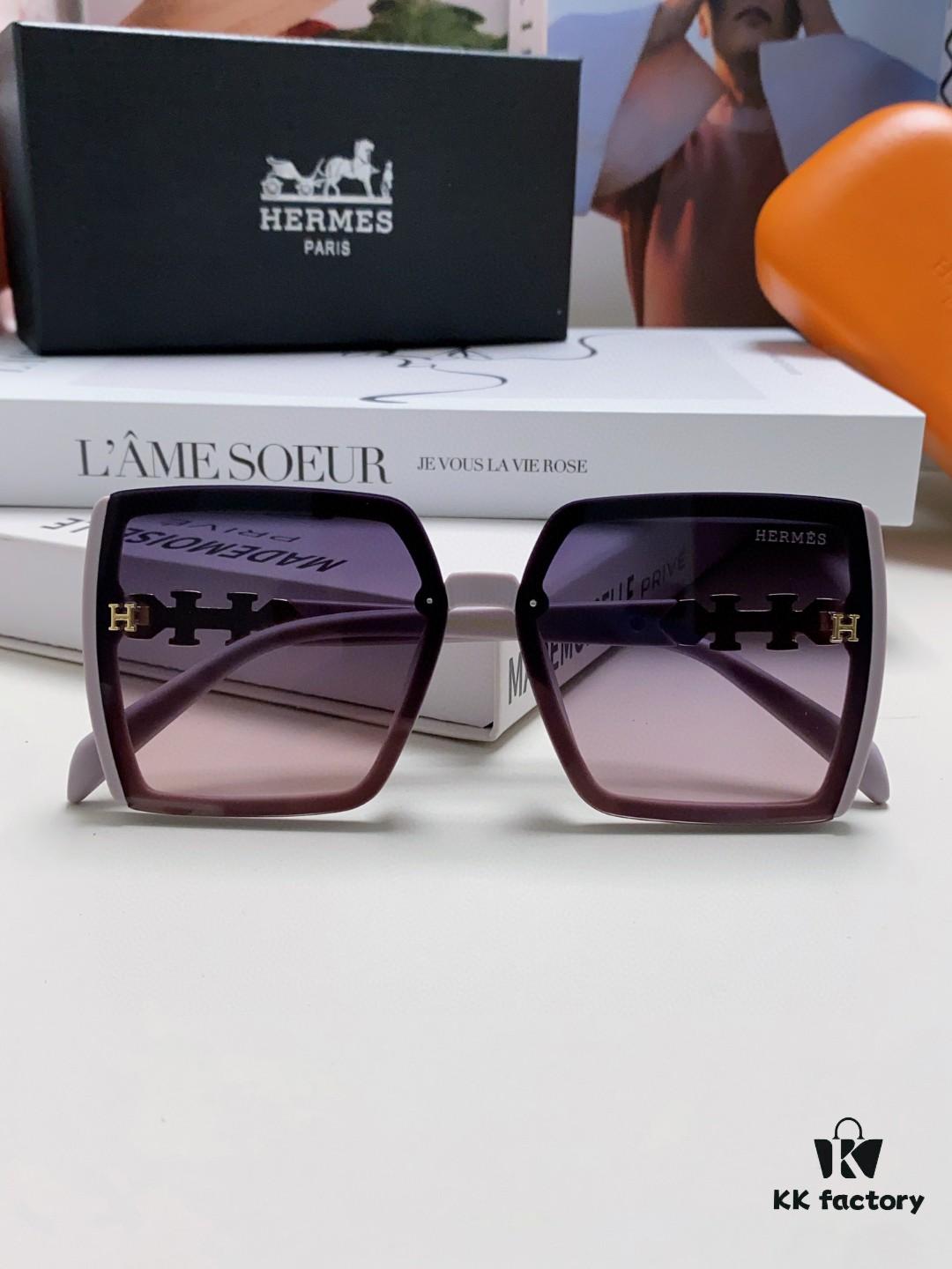 Hermes 2024 New Arrival Women's High-Definition Sunglasses