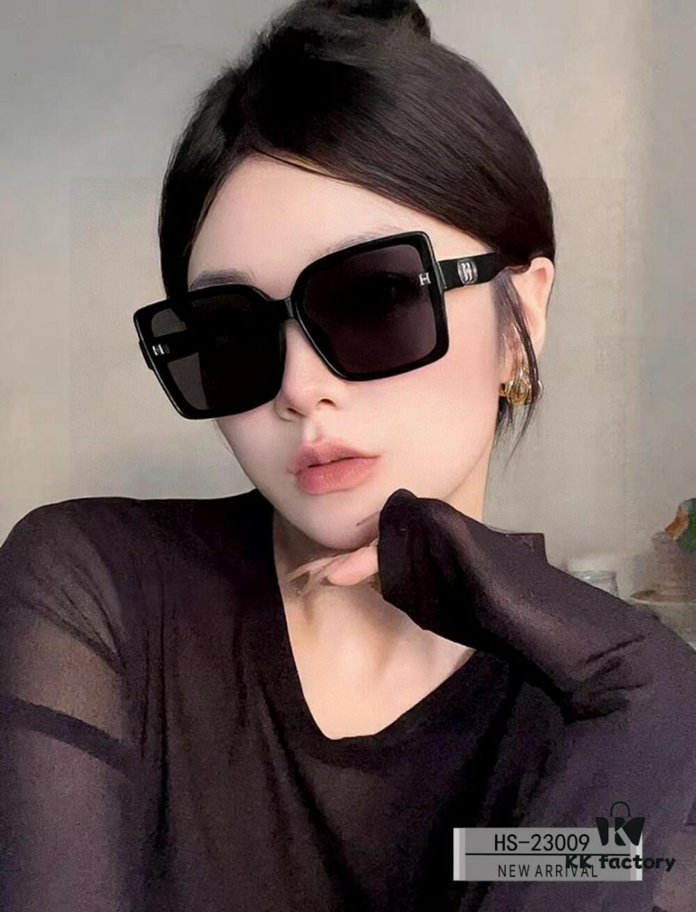 Hermes - HERMES, 2024 New Arrival Sunglasses with Polarized Lenses, Lightweight TR90 Frame, UV Protection, Fashionable Design for Travel and Driving, Model: 23009