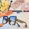 6931aecaccd8ab3d7afa2dc6 Hermes Women's Sunglasses 2024 New Arrival Square Frame Vintage Korean Style UV Protection Oversized Glasses for Long and Oval Face Slimming Effect