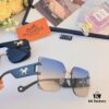 6931aecbccd8ab3d7afa2dd3 Hermes Korean-style Fashion Square-frame Sunglasses for Women, Premium Look, Oversized Design Slimming Effect UV Protection Sun Glasses 2024 New Arrival