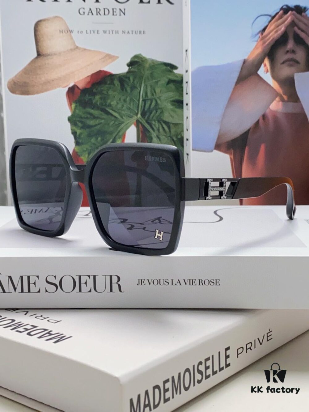 6931aecbccd8ab3d7afa2dd4 Hermes 2024 New Women's Square Oversized Sunglasses for Round Faces, Slimming UV Protection Sunglasses with Premium Aesthetic, Ideal for Travel and Sun Protection