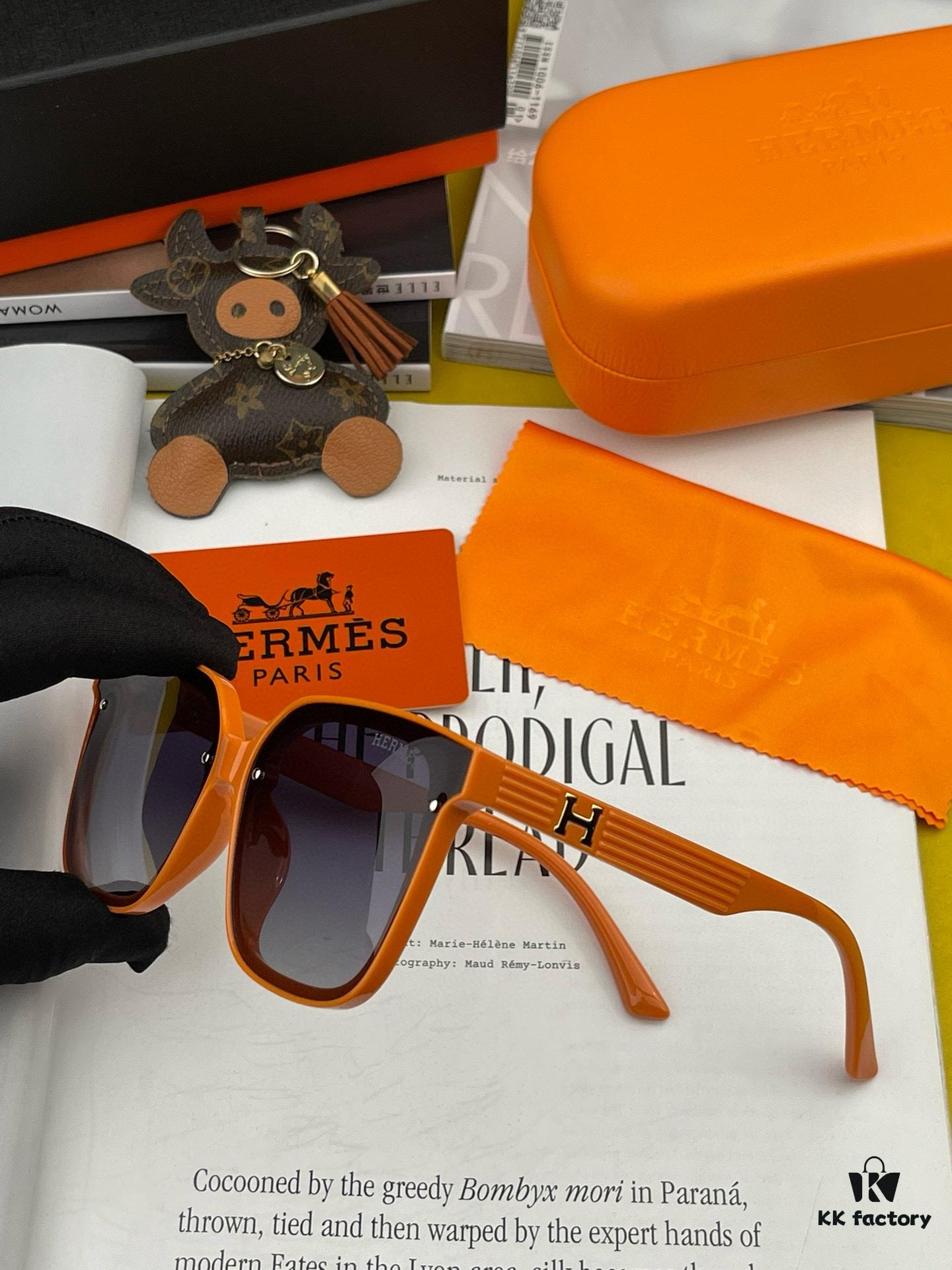 6931aececcd8ab3d7afa2e02 Polarized Series Sunglasses | HERMES Original Luxury Designer Square Frame UV Protection Sunglasses H5102