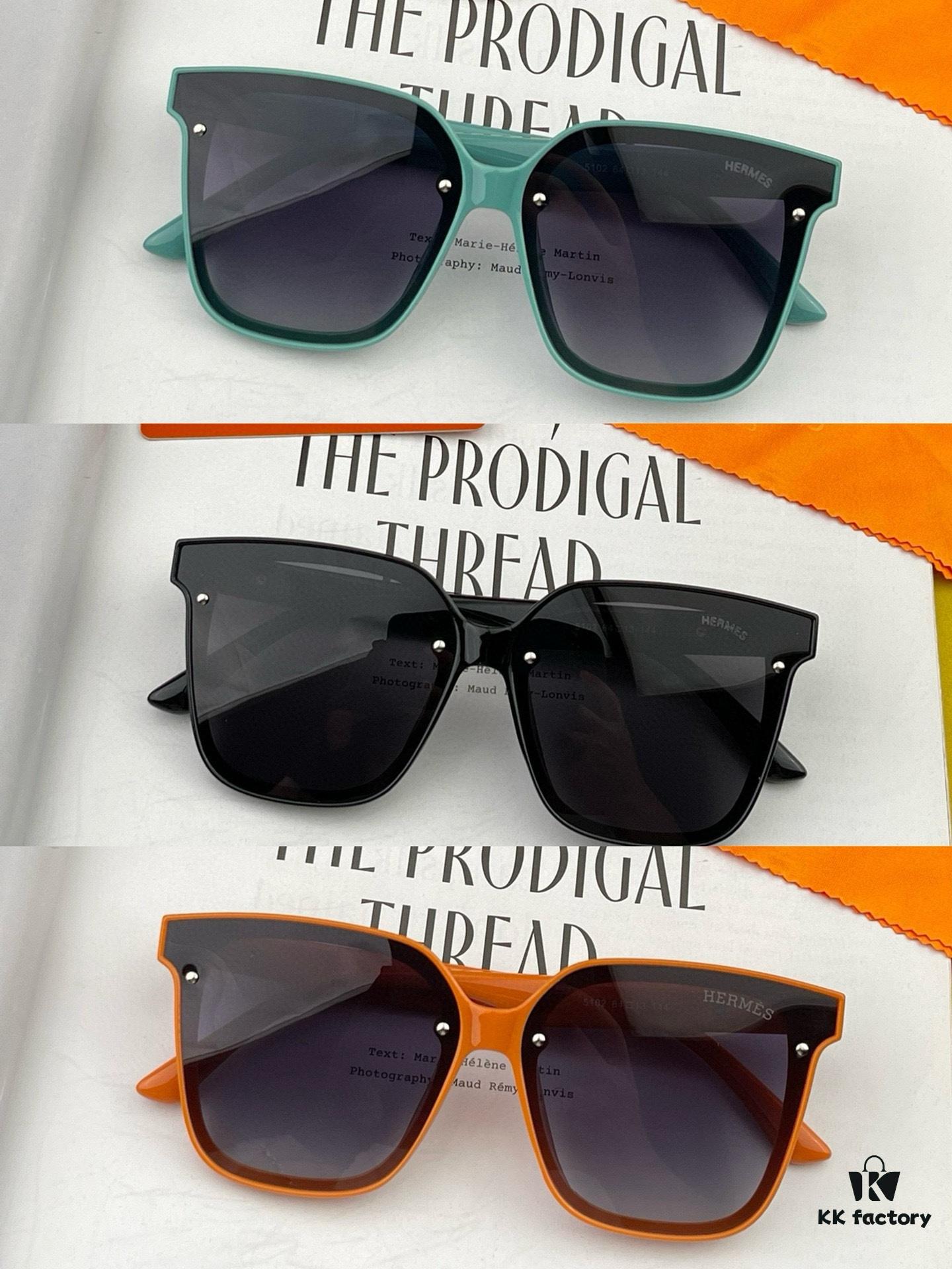 6931aececcd8ab3d7afa2e03 Polarized Series Sunglasses | HERMES Original Luxury Designer Square Frame UV Protection Sunglasses H5102