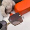 6931aed0ccd8ab3d7afa2e1b HERMES 2024 Spring New Arrival Original Release Famous Internet Sensation Ultra-Hot Selling Luxury Square Sunglasses Classic Integrated Frame Design High-End Quality Authentic Brand Premium Sunglasses Model: H2998