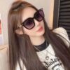 6931aed4ccd8ab3d7afa2e5e Hermes 2024 New Arrival Retro Square Unisex Sunglasses for Women, Slimming Frame for Round Faces, Fashionable Metal Hollow-out Temples, UV-Protective Sunglasses