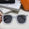6931aed5ccd8ab3d7afa2e6d Hermes 2024 New Arrival Retro Square Sunglasses for Women, Flattering Frame for Round Faces, Stylish Metal Cut-Out Temples, UV-Protective Fashion Sunglasses