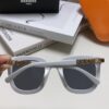 6931aed5ccd8ab3d7afa2e6e Hermes 2024 New Arrival Retro Square Sunglasses for Women, Flattering Frame for Round Faces, Stylish Metal Cut-Out Temples, UV-Protective Fashion Sunglasses
