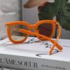 6931aed6ccd8ab3d7afa2e76 Hermes 2024 New Arrival Retro Square Unisex Sunglasses for Women, Slimming Design for Round Faces, Fashionable Metal Frame with Hollow-out Temples, UV-Protective Sunglasses