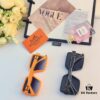 Hermes Summer New Arrival Fashion Gradient H-Logo Oversized Sunglasses for Women, Trendy UV-Protective Sunglasses for Driving and Streetwear