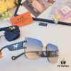 6931aedcccd8ab3d7afa2ec3 Hermes New Large-Frame Sunglasses, Frameless Fashion UV Protection Sunglasses, Slimming and Face-Framing, Stylish and Elegant