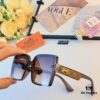 6931aee0ccd8ab3d7afa2efd Hermes 2024 New Fashion Square Frame Sunglasses for Women, Chic Luxury Vintage-Style UV Protection Sunglasses