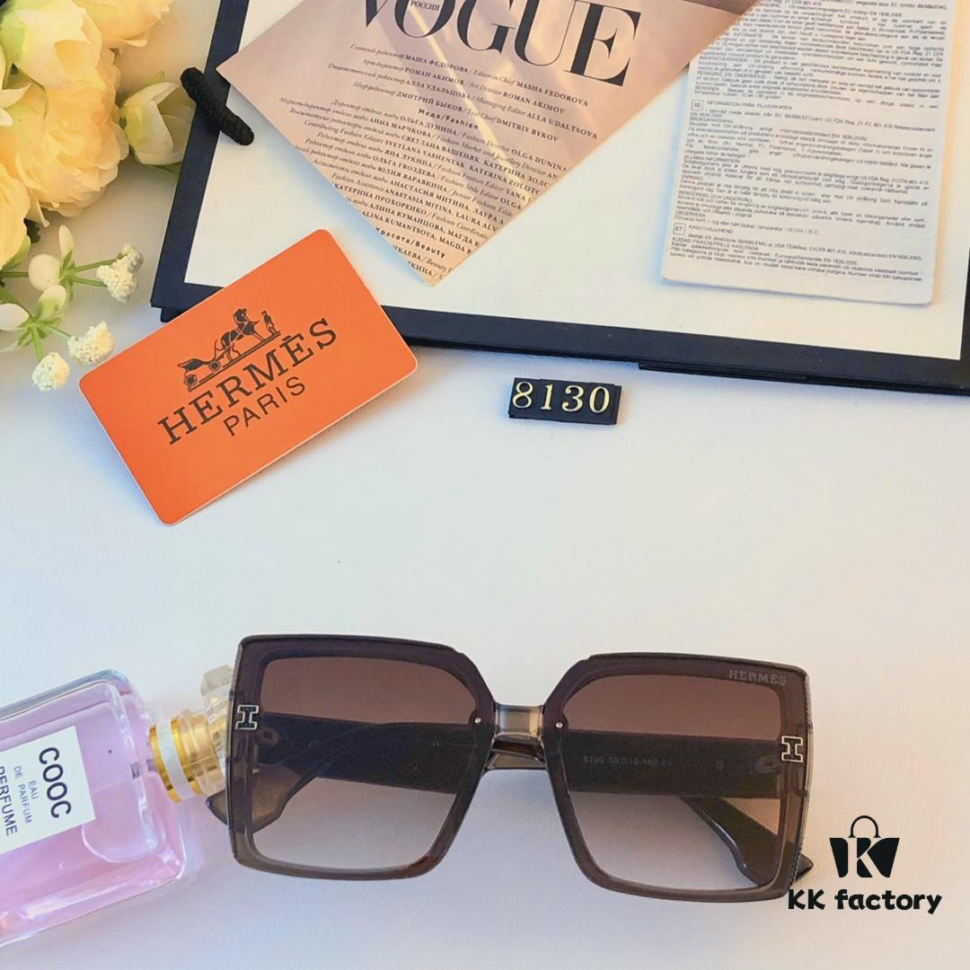 6931aee0ccd8ab3d7afa2f02 Hermes 2024 New Fashion Square Frame Sunglasses for Women, Chic Luxury Vintage-Style UV Protection Sunglasses