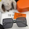 6931aee6ccd8ab3d7afa2f56 HERMES 2024 Spring New Arrival Original Release Famous Internet Sensation Luxury Oversized Square Sunglasses