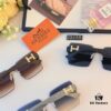 6931aeeaccd8ab3d7afa2f92 Hermes 2024 New Square Frameless Cut-edge Sunglasses for Women, Retro Fashion Lightweight Luxury Letter Design High-end UV Protection Sun Glasses