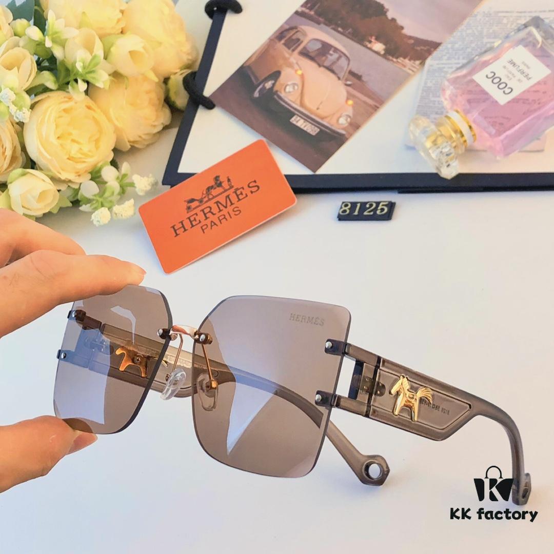 6931aeeaccd8ab3d7afa2f96 Hermes Luxury Fashion Oversized Sunglasses, High-End Sun Protection Glasses for Women, Travel Shades