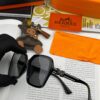 6931aeeeccd8ab3d7afa2fcf HERMES 2024 Spring New Arrival Original Release Fashion Square Frame Sunglasses, Classic Integrated Large Frame Design, Top Quality Luxury Logo