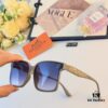 6931aef1ccd8ab3d7afa2ffb Hermes 2024 New Arrival Women's Square Frame Korean Style Sunglasses, Stylish UV-Protective Glasses for Round Faces
