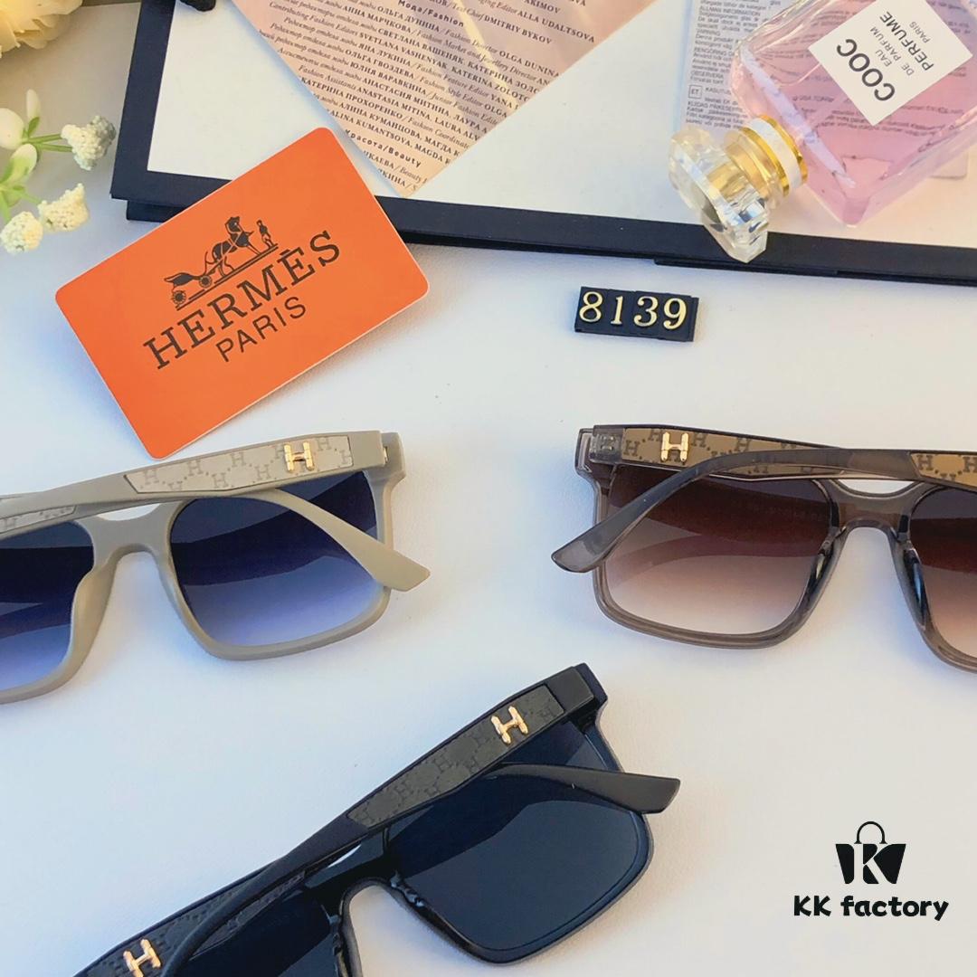 6931aef1ccd8ab3d7afa2ffe Hermes 2024 New Arrival Women's Square Frame Korean Style Sunglasses, Stylish UV-Protective Glasses for Round Faces