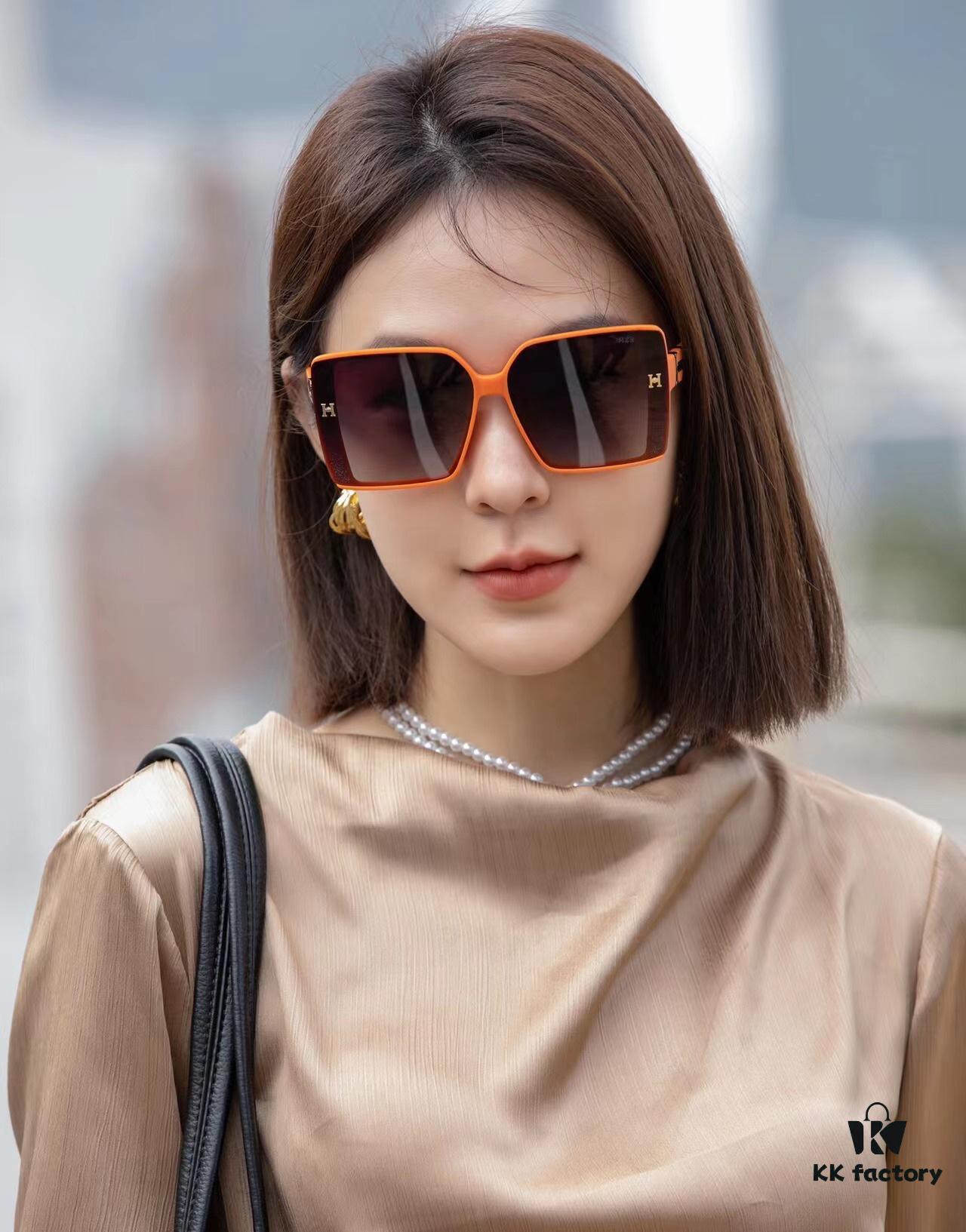 6931aef2ccd8ab3d7afa3009 Polarized Series Sunglasses | HERMES Original Luxury Designer Square Frame UV Protection Sunglasses H6103