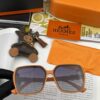 6931aef7ccd8ab3d7afa3052 HERMES 2024 Spring New Arrival Original Shipment Influencer Ultra-Hot Selling Blue Classic Luxury Worldwide Fashion Square Sunglasses
