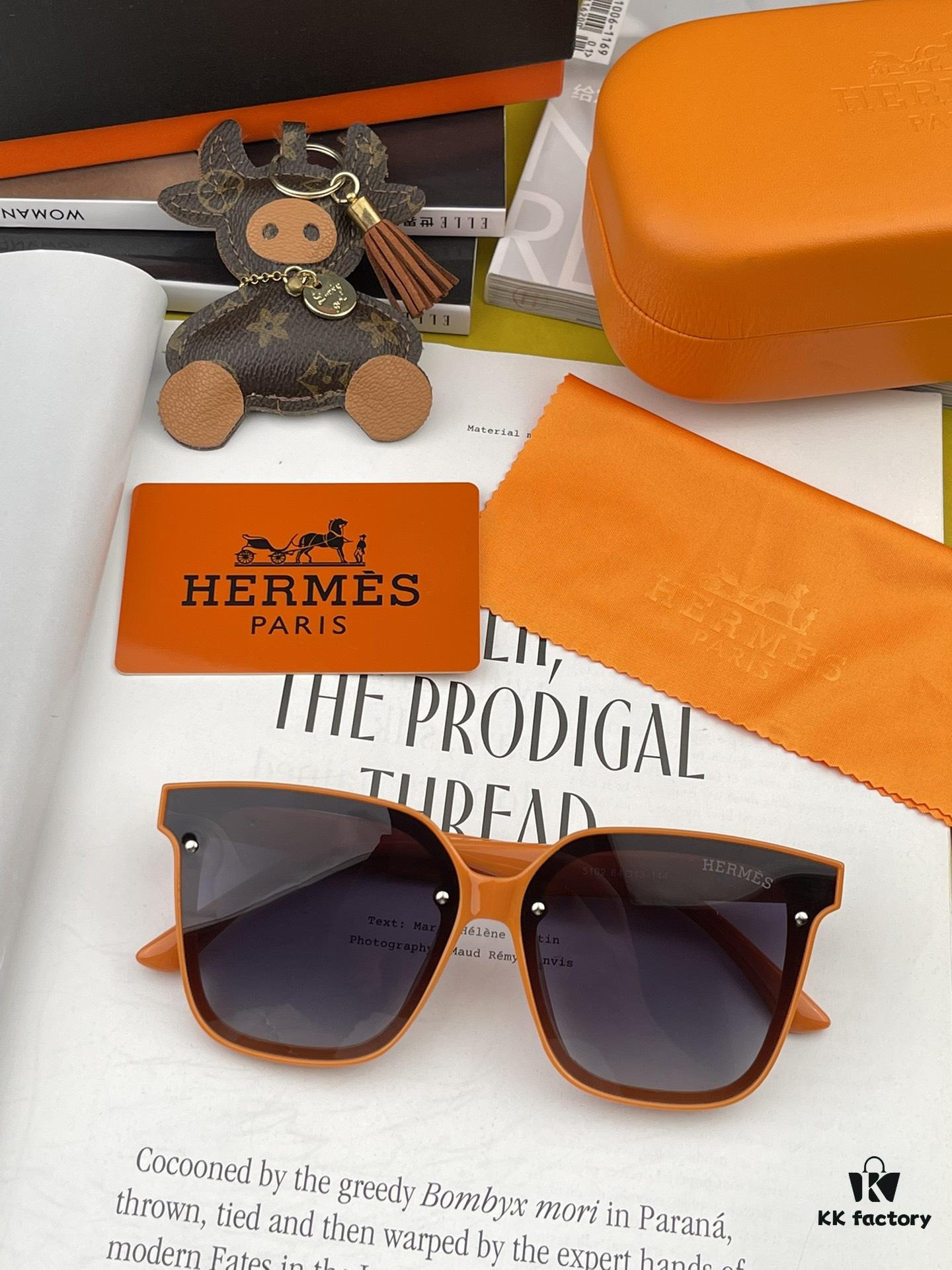 6931aef7ccd8ab3d7afa305b Polarized Series Sunglasses | HERMES Original Luxury Square Frame Designer Shades H5102