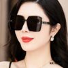 6931aef9ccd8ab3d7afa306b HERMES 2024 Spring New Arrival Original Release Famous Internet Influencer Ultra Hot Selling Blue Classic Luxury Global Fashion Square Sunglasses