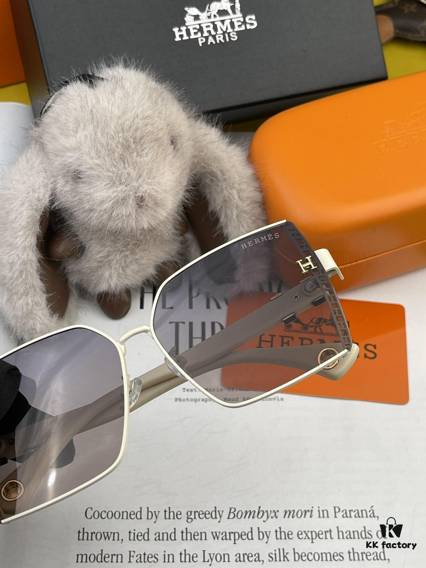 6931af05ccd8ab3d7afa3112 HERMES H3979 TR Polarized Sunglasses | Luxury Square Frame Designer Shades | Authentic High-Quality Original Release