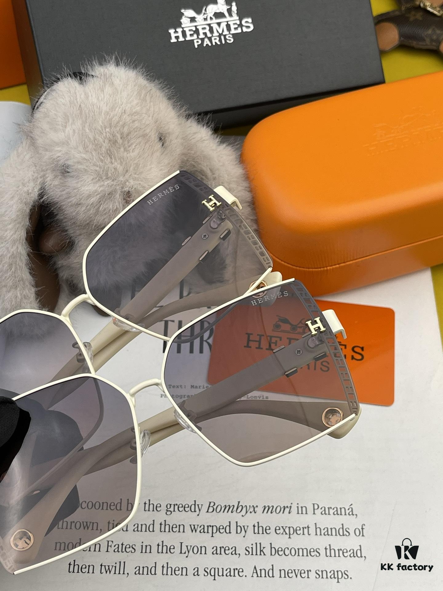 6931af05ccd8ab3d7afa3113 HERMES H3979 TR Polarized Sunglasses | Luxury Square Frame Designer Shades | Authentic High-Quality Original Release