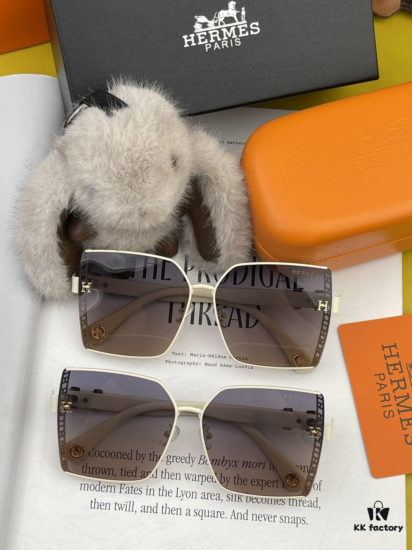 6931af05ccd8ab3d7afa3115 HERMES H3979 TR Polarized Sunglasses | Luxury Square Frame Designer Shades | Authentic High-Quality Original Release