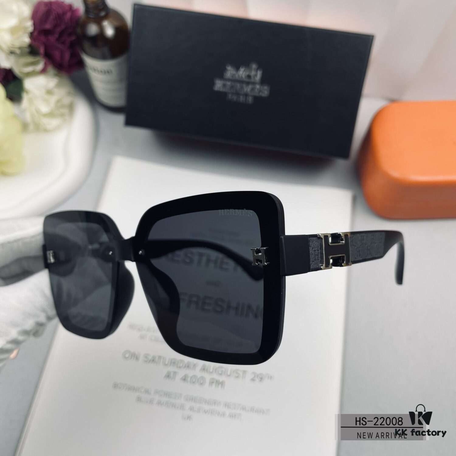 6931af06ccd8ab3d7afa3123 Hermès - New 2024 TR90 Lightweight Sunglasses with Polarized Lenses, Model 22008