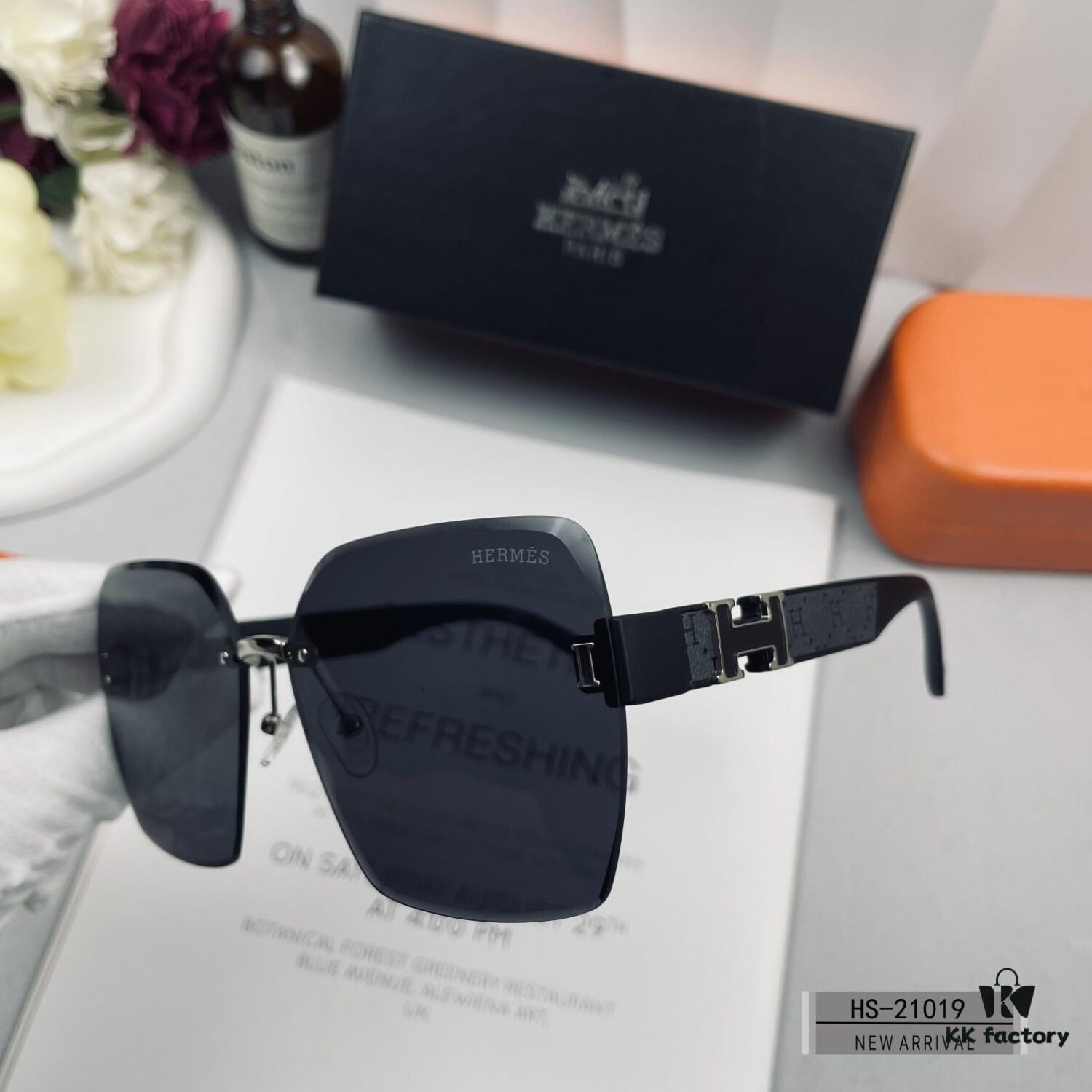 6931af07ccd8ab3d7afa312c Hermes - HERMES, Polarized Sunglasses with Polylite Lenses, Lightweight TR90 Frame, 2024 New Arrival, Fashionable Sun Protection for Travel and Driving, Model: 21019