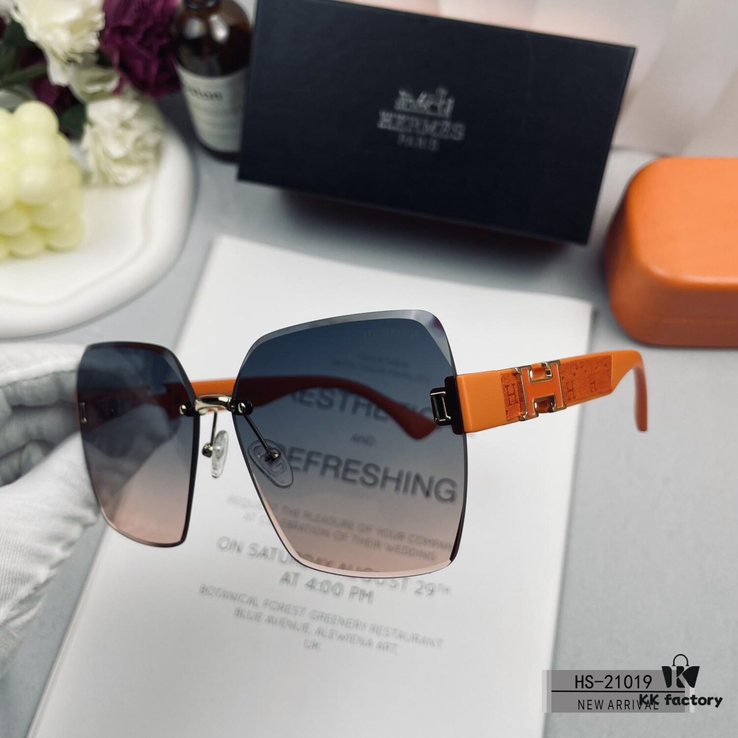 6931af07ccd8ab3d7afa312d Hermes - HERMES, Polarized Sunglasses with Polylite Lenses, Lightweight TR90 Frame, 2024 New Arrival, Fashionable Sun Protection for Travel and Driving, Model: 21019