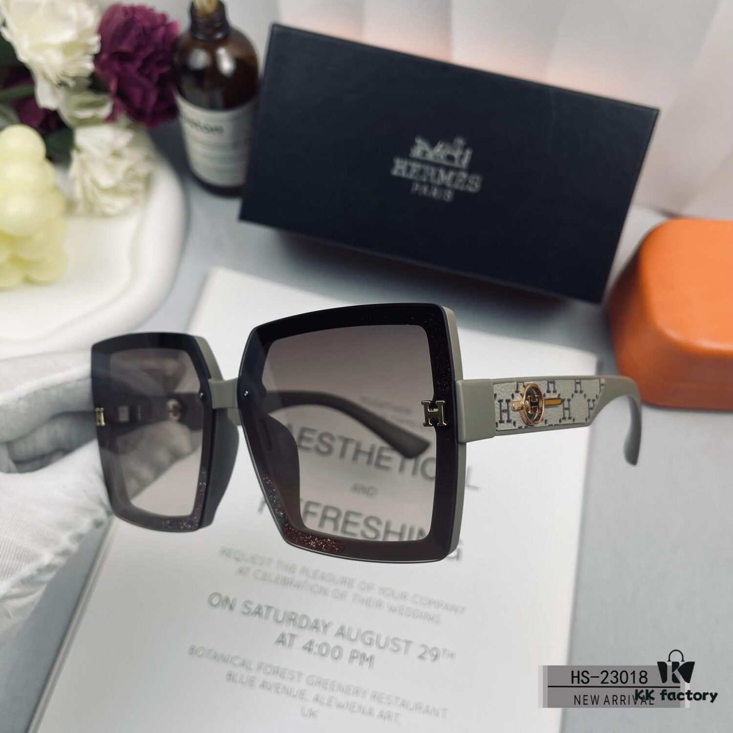 6931af09ccd8ab3d7afa3147 Hermes - HERMES, Polarized Sunglasses with Polylite Lenses, TR90 Frame Lightweight and Comfortable, Size 59-13-147, 2024 New Arrival Model 23018