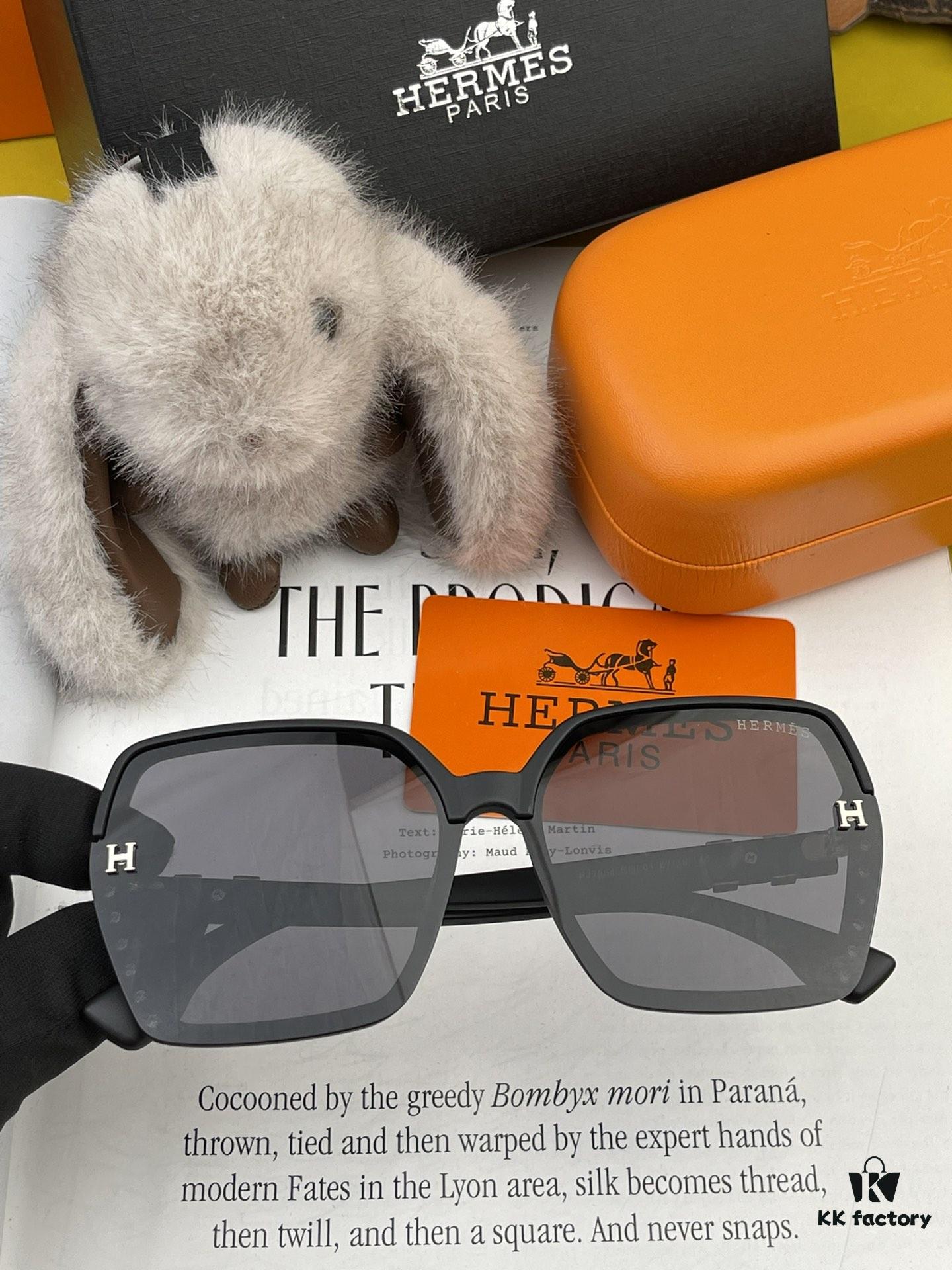 6931af0bccd8ab3d7afa3171 HERMES H4290 TR Polarized Sunglasses - Luxury Square Frame Designer Shades