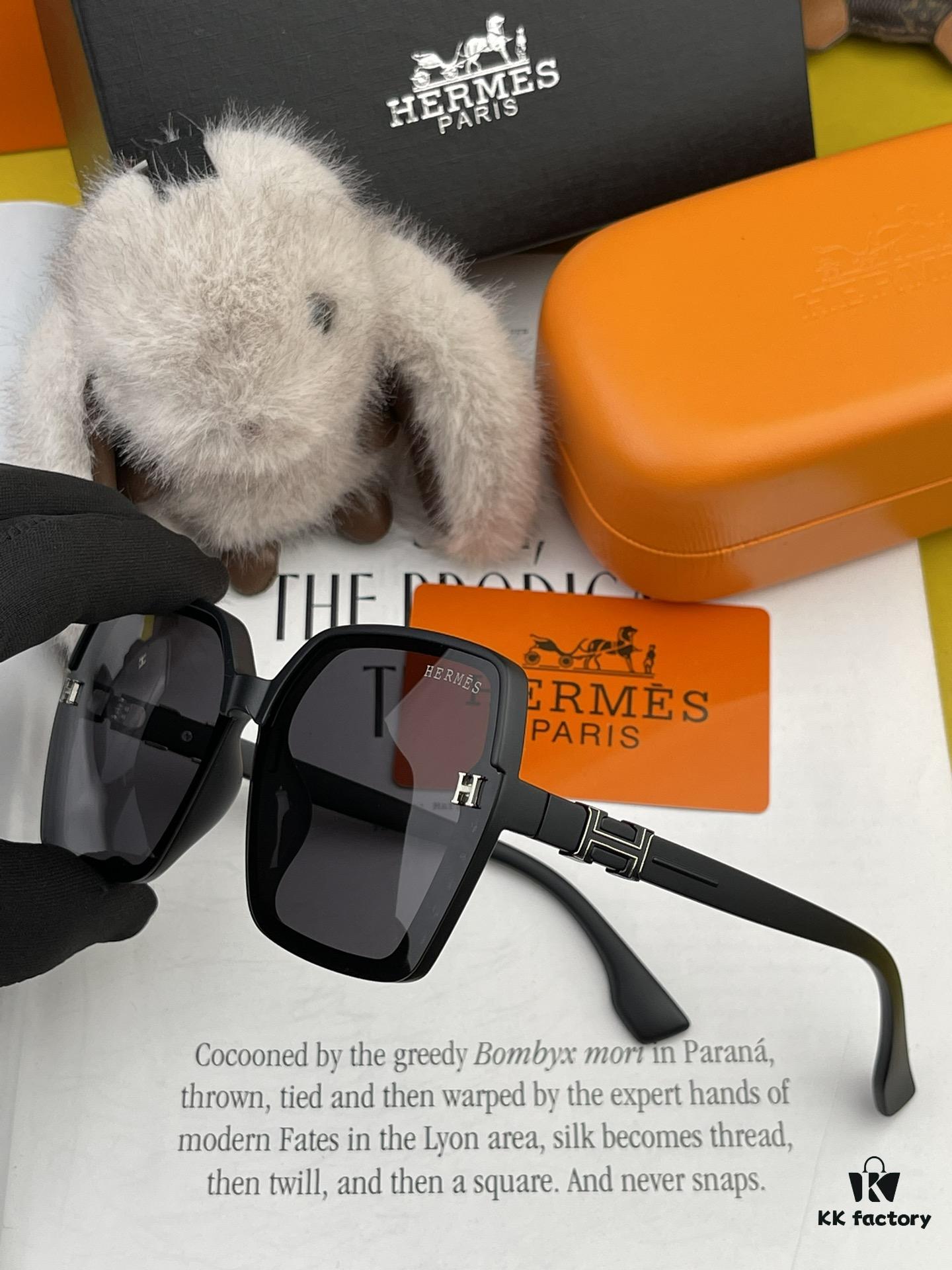 6931af0bccd8ab3d7afa3172 HERMES H4290 TR Polarized Sunglasses - Luxury Square Frame Designer Shades