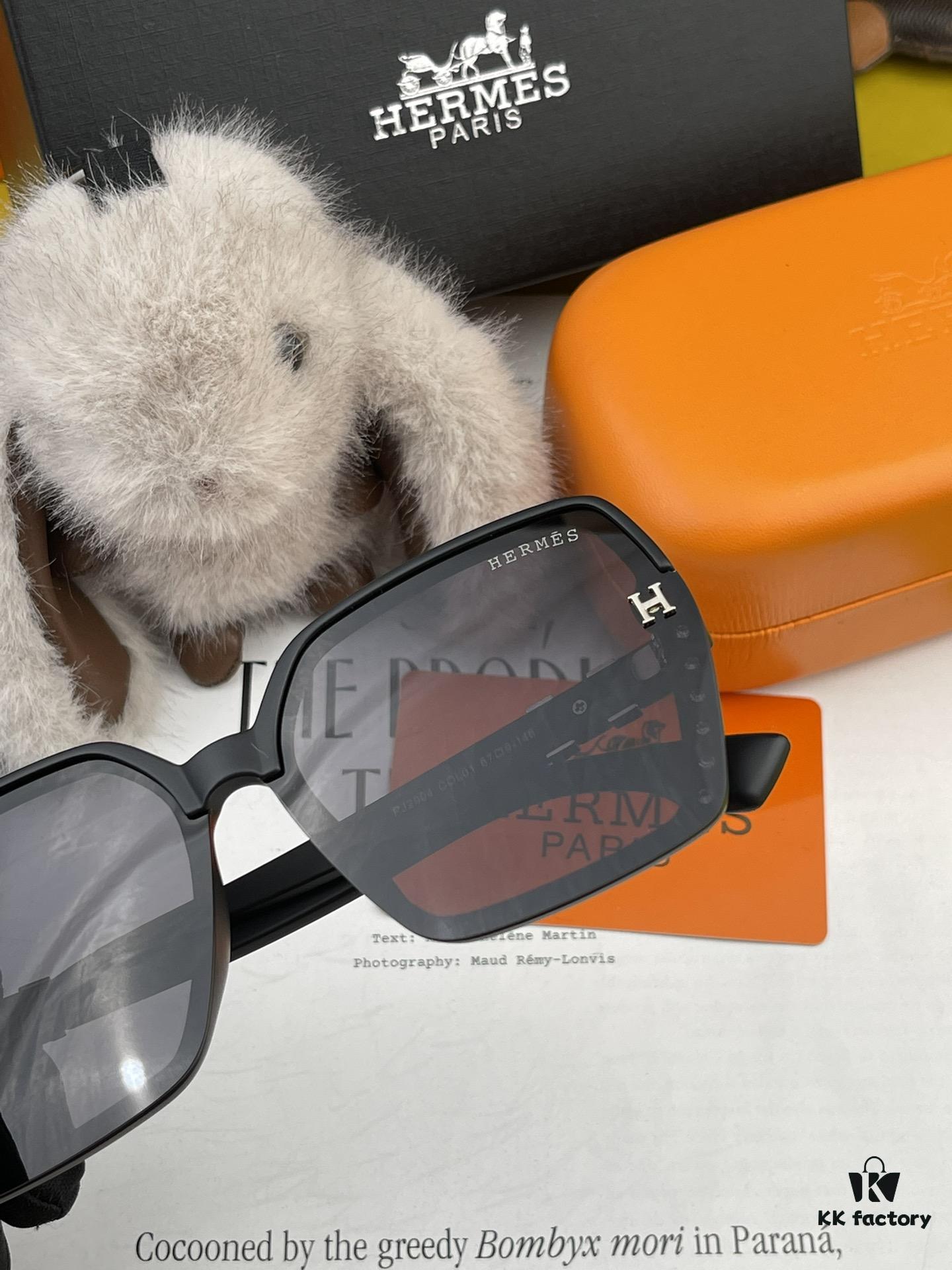 6931af0cccd8ab3d7afa3174 HERMES H4290 TR Polarized Sunglasses - Luxury Square Frame Designer Shades