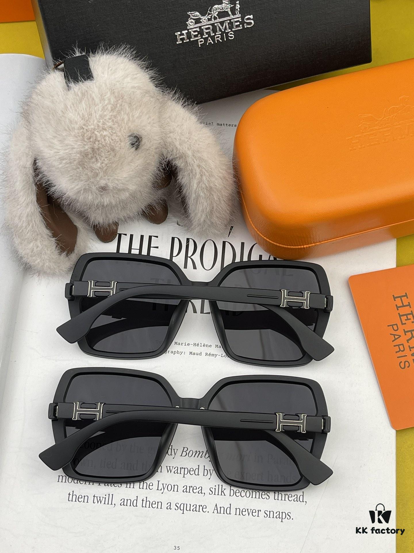 6931af0cccd8ab3d7afa3177 HERMES H4290 TR Polarized Sunglasses - Luxury Square Frame Designer Shades