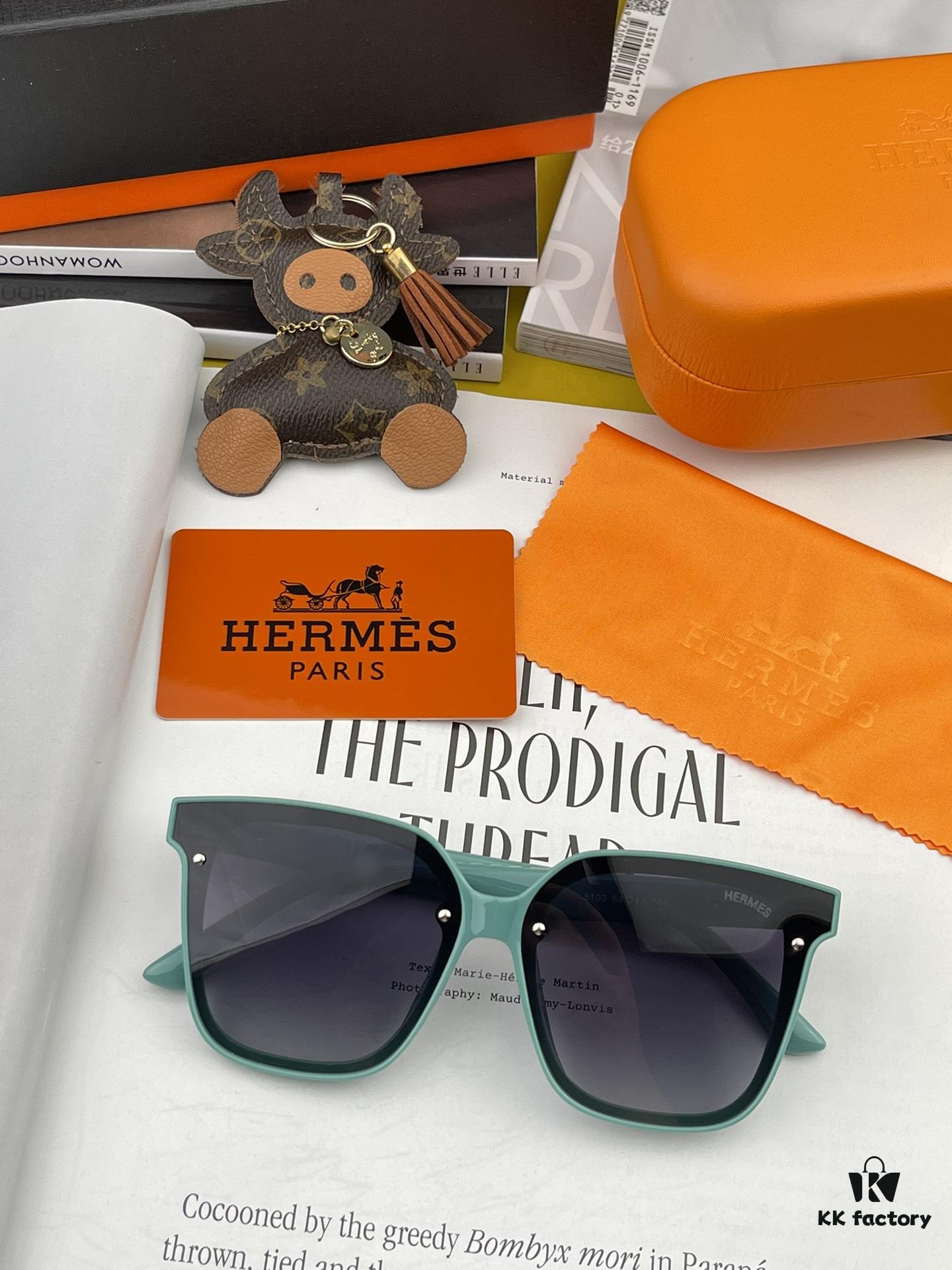 6931af10ccd8ab3d7afa31ba Polarized Series Sunglasses | HERMES Original Luxury Square Frame Designer Shades H5102
