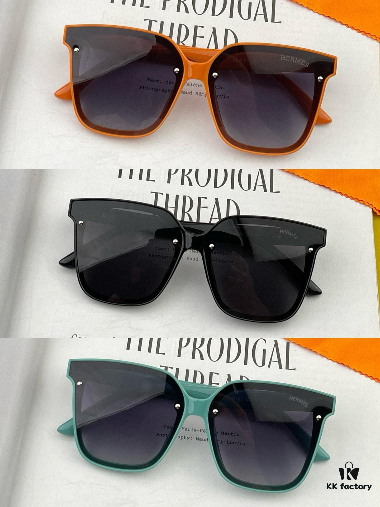 6931af11ccd8ab3d7afa31c0 Polarized Series Sunglasses | HERMES Original Luxury Square Frame Designer Shades H5102
