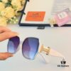 6931af15ccd8ab3d7afa31fb Hermes Vintage Square Sunglasses for Women, Fashionable and Elegant Round-Face Flattering UV Protection Sunglasses, New Stylish and Versatile Sun Glasses