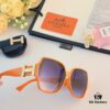 6931af15ccd8ab3d7afa31ff Hermes Vintage Square Sunglasses for Women, Fashionable and Elegant Round-Face Flattering UV Protection Sunglasses, New Stylish and Versatile Sun Glasses