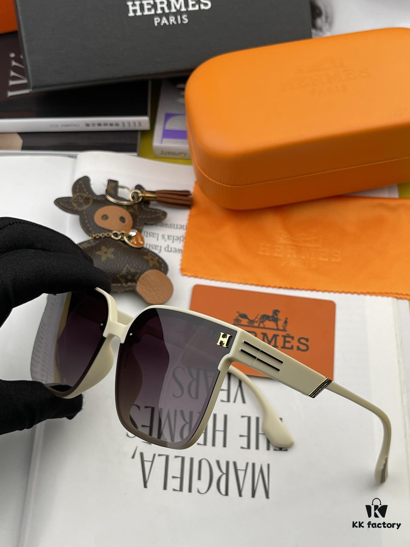 6931af16ccd8ab3d7afa3207 HERMES Original Polarized Series Sunglasses H2290 - Luxury Square Frame Designer Shades
