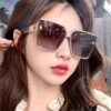 6931af18ccd8ab3d7afa321e HERMES 2024 Spring New Arrival Original Luxury Square Sunglasses H7998