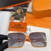 Polarized Series Sunglasses HERMES Hermes Original Release Popular Hot-Selling Luxury Square Frame Sunglasses High-End Quality Authentic H6103